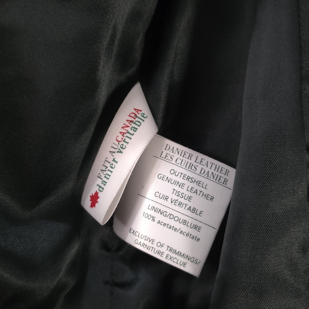 DANIER Green Suede Leather Blazer Jacket - Soft as Butter - Size L Quiet Lux - Picture 7 of 9